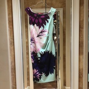 Joseph Ribkoff Floral Cocktail Dress